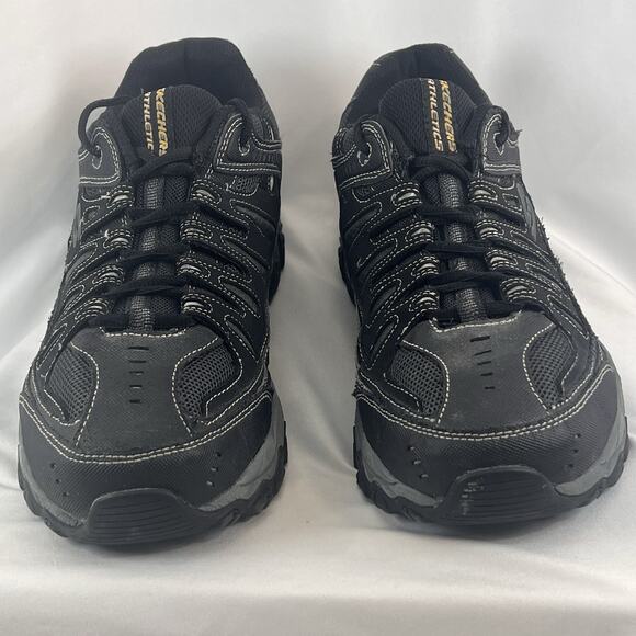 Skechers Athletic Trail Hiking Shoes Mens 11.5 Black Outdoor Comfort After Burn main image 7